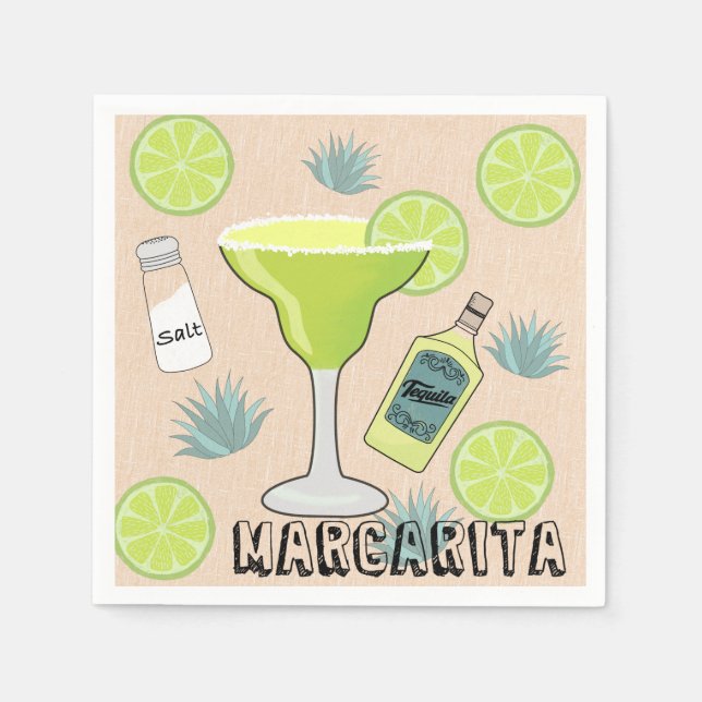 Guardanapo De Papel Margarita Cocktail (Frente)