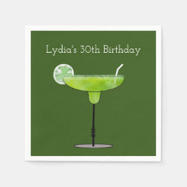 Guardanapo De Papel Margarita Cocktail Paper Napkin