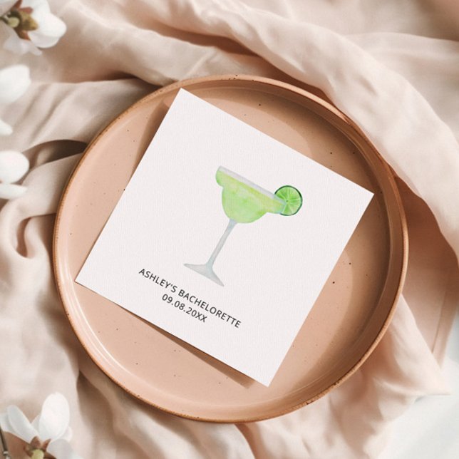 Guardanapo De Papel Margarita Wedding, Bachelorette ou Chá de panela (Criador carregado)