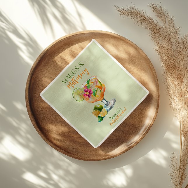 Guardanapo De Papel Margs e Matrimônio Tequila & Fiesta Despedida de S (Criador carregado)