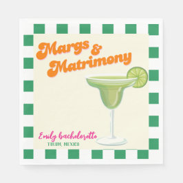 Guardanapo De Papel Margs & Matrimony Bachelorette