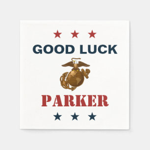 Guardanapo De Papel Marines dos Estados Unidos Fundo Marinho 1