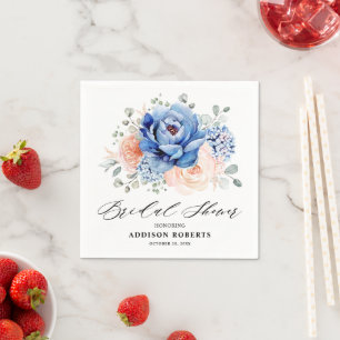 Guardanapo De Papel Marinho  Blue Slate Dusty Chá de panela rosa