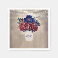 Marinho Rustic Country e Casamento Burgundy