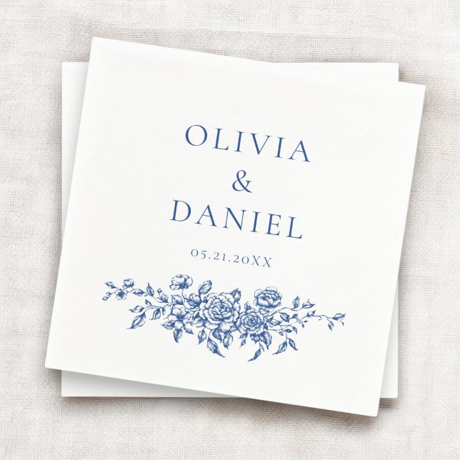 Guardanapo De Papel Marinho Vitoriano Francês Ornamentado Azul de Casa (Criador carregado)