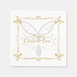 Guardanapo De Papel Mariposas de Amor