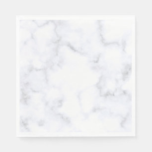 Guardanapo De Papel Mármore branco
