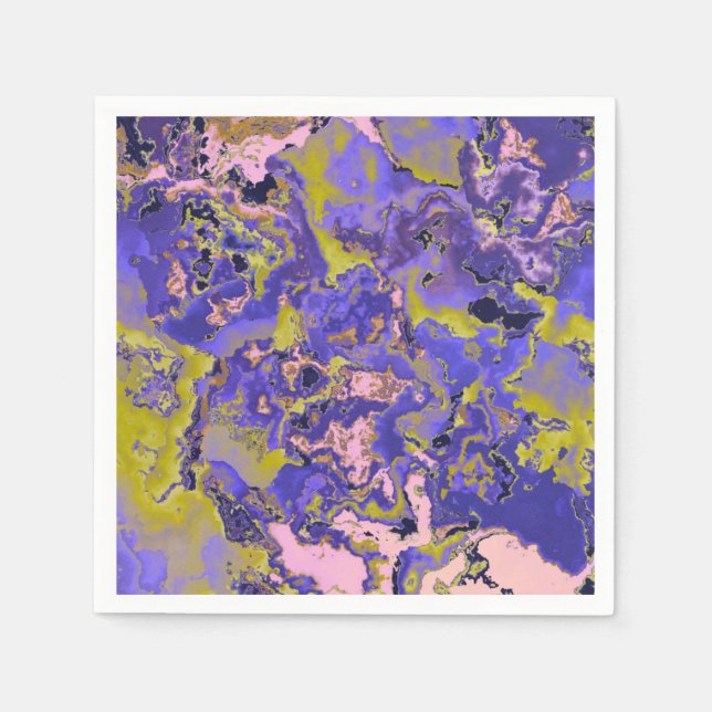 Guardanapo De Papel Mármore Radioativo (Frente)