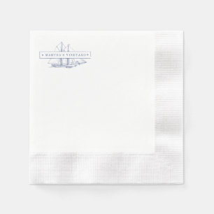 Guardanapo De Papel Martha's Vineyard Cocktail Napkin