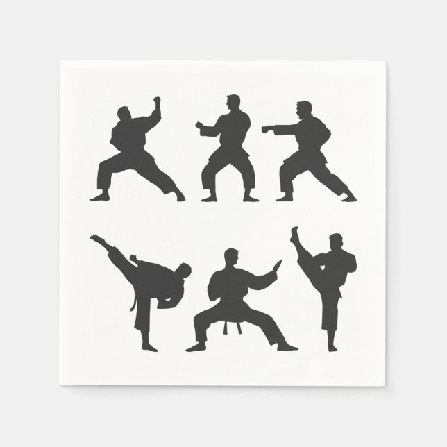 Guardanapo De Papel Martial Arts Paper (Frente)