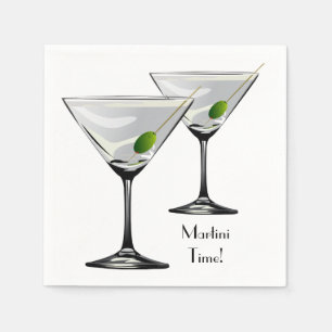 Guardanapo De Papel Martini Cockatl Party Napkin