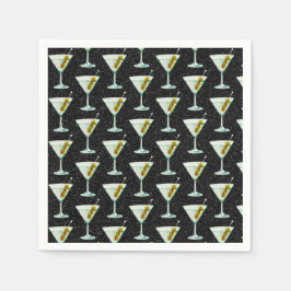 Guardanapo De Papel Martini Cocktail Pattern
