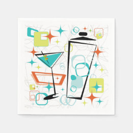 Guardanapo De Papel Martinis A Go Cocktail Napkins