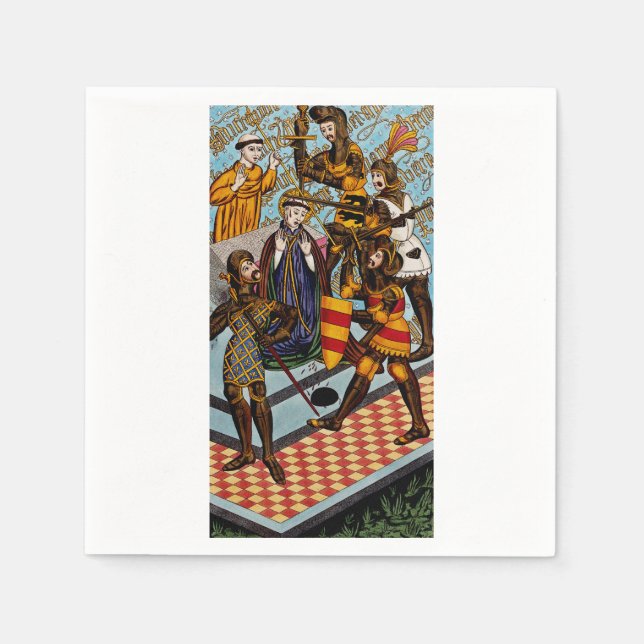 Guardanapo De Papel Martírio do Santo Thomas de Canterbury (Frente)
