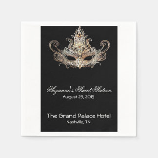 Guardanapo De Papel Mascarada Ball Cocktail Napkins