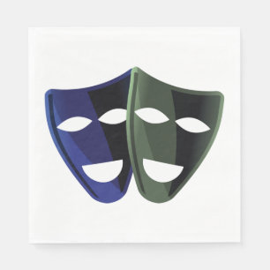 Guardanapo De Papel Máscaras de Teatro