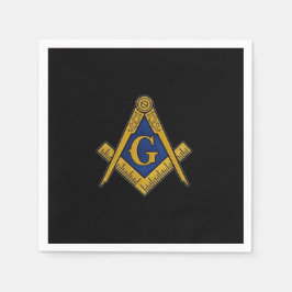 Guardanapo De Papel Masonic Freemasons Masonry Oes Square e Compass