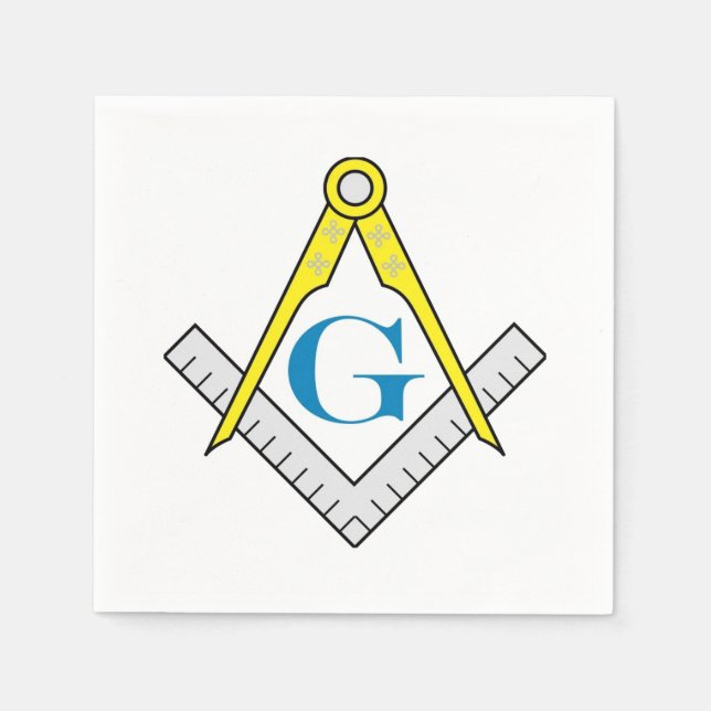 Guardanapo De Papel Masonic Napkins (Frente)