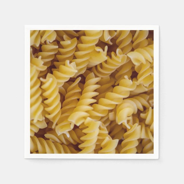 Guardanapo De Papel Massas alimentícias fusilli (Frente)
