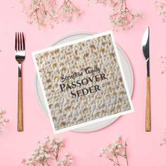 Guardanapo De Papel Matzah Jewish Family Passover Seder
