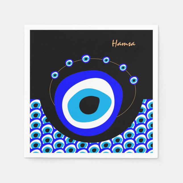 Guardanapo De Papel Mau, Talisman & Arabic Amulet /Turco, Grego (Frente)