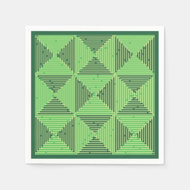 Guardanapo De Papel Maze Patchwork (Frente)