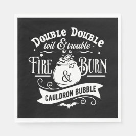 Guardanapo De Papel Mcbeth feitiçaria Halloween