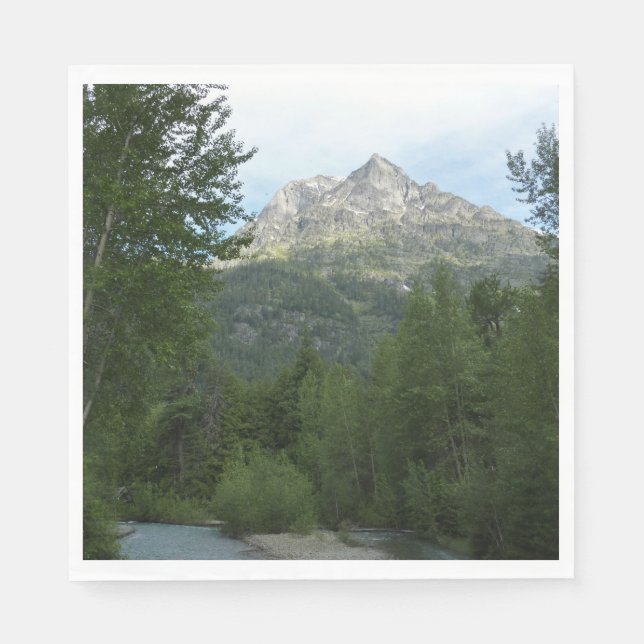 Guardanapo De Papel McDonald Creek no Glacier National Park (Frente)