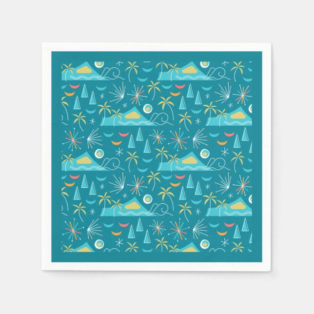 Guardanapo De Papel MCM Diamond Head Fireworks Party (Frente)