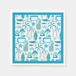 Guardanapo De Papel MCM Hawaiian Village – Blue