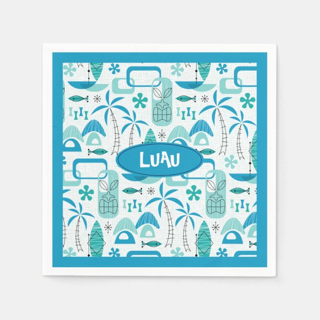 Guardanapo De Papel MCM Hawaiian Village – Blue (Frente)