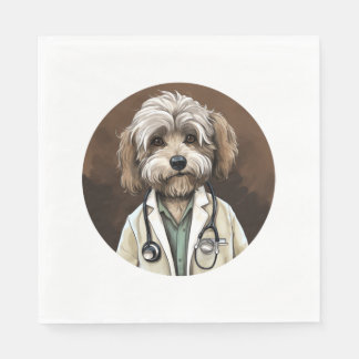 Guardanapo De Papel Médico de Cão de Havanês