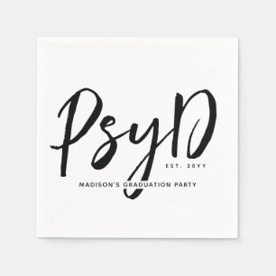 Guardanapo De Papel Médico de PsyD Personalizado