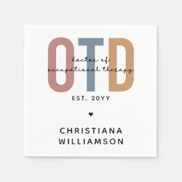 Guardanapo De Papel Médico Personalizado de Terapia Ocupacional