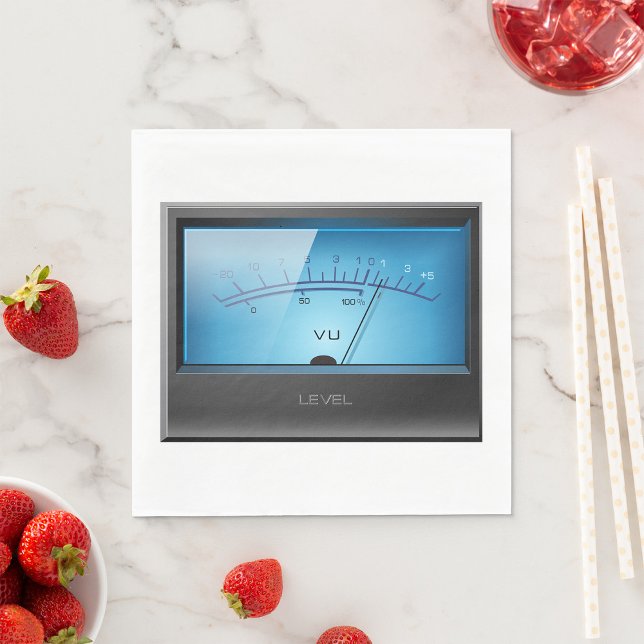 Guardanapo De Papel Medidor de VU de Sinal (Criador carregado)