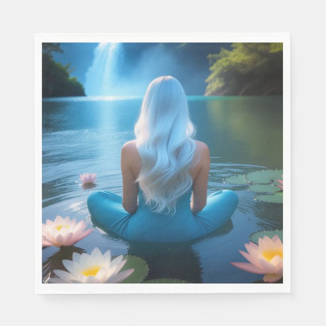 GUARDANAPO DE PAPEL MEDITATION - YOGA - WELLNESS - CARPE DIEM (Frente)