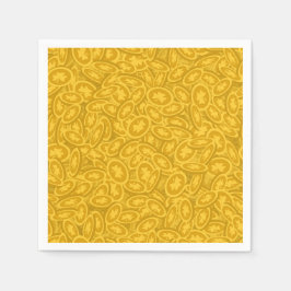 Guardanapo De Papel Medley de Moedas Sortudas