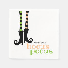 Guardanapo De Papel Meias de Bruxa Fofo Botas Hocus Pocus Halloween