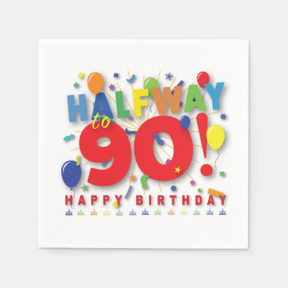 Guardanapo De Papel Meio Caminho Para 90!