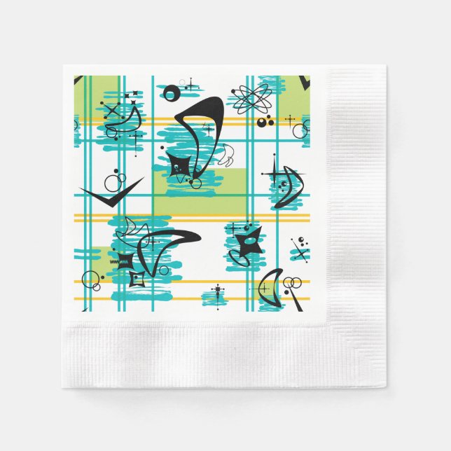 Guardanapo De Papel Meio século Madras (Frente)