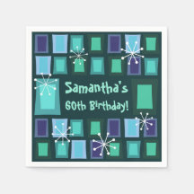 Meio século moderno 60º Aniversário Teal