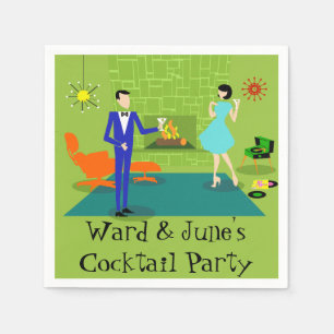 Guardanapo De Papel Meio século Moderno Papel para Casais Napkins