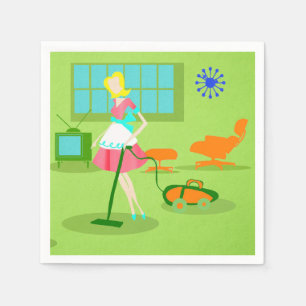 Guardanapo De Papel Meio século Moderno Papel para Esposas Domésticas