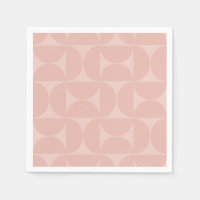 Meio século Padrão de Abstrato moderno cor-de-rosa