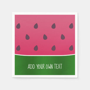 Guardanapo De Papel Melancia Personalizada Trendy Bold