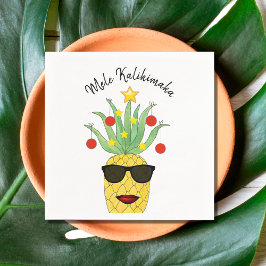 Guardanapo De Papel Mele Kalikimaka Pineapple