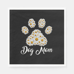 Guardanapo De Papel Melhor Cachorro de Arte Mãe Todos Os Aniversários