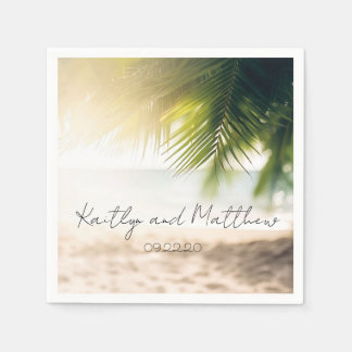 Guardanapo De Papel Melhor Casamento de Verão