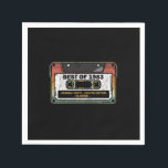 Guardanapo De Papel Melhor De 1983 Vintage Cassette Funny Birthday Gif<br><div class="desc">Vintage clássico fita adesiva 1983 Birthday dá Design no estilo retrô e no seu ano de nascimento. Legal Original Parts Limited Edition. Criado em presente de aniversário de 1983. Festas de aniversário.</div>