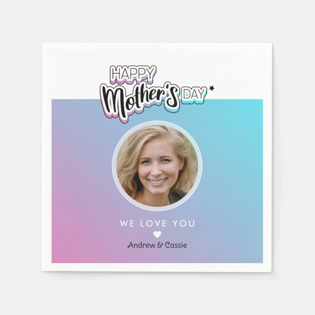 Guardanapo De Papel Melhor mãe de sempre (Frente)